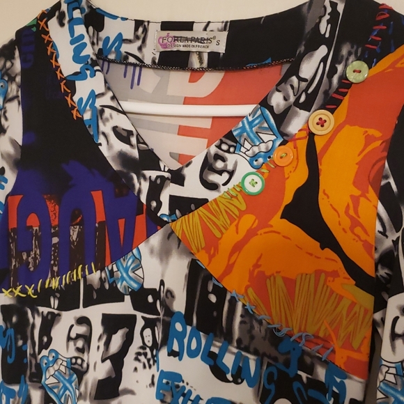 Forla Paris Multicolored Dress - Picture 2 of 4